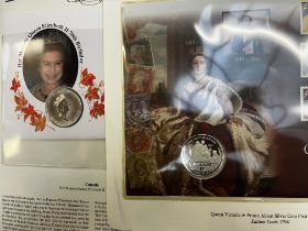 2x Silver coin first day covers