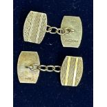 Pair of 9ct gold cufflinks 4.2g