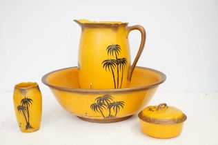 Hand painted jug & basin set