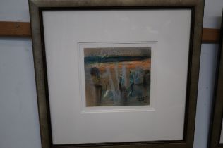 Fiona Ewan Rowett framed abstract