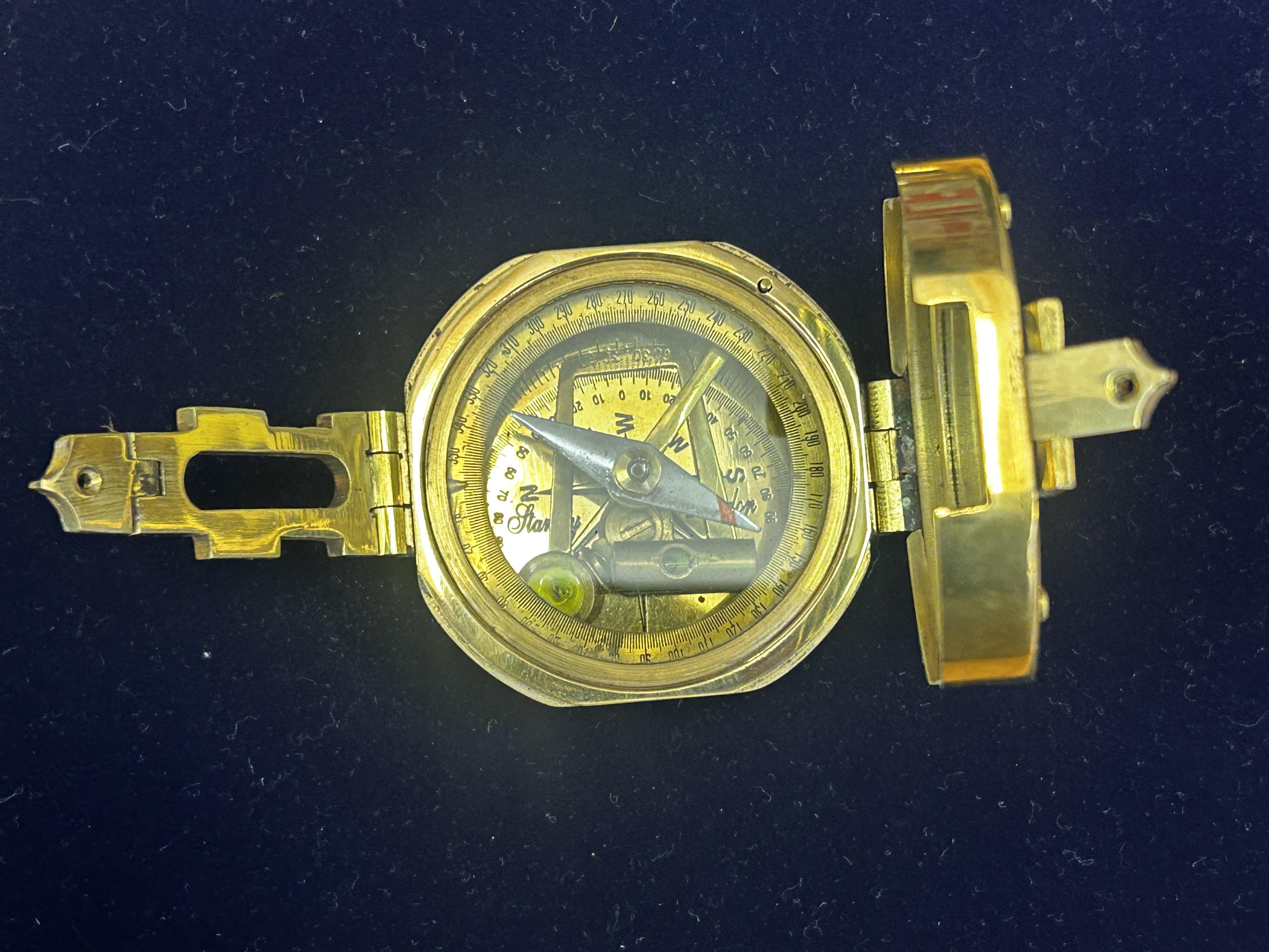 Brass compass