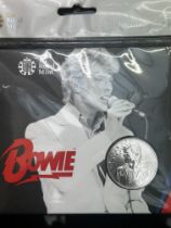 The Royal mint David Bowie commemorative coin