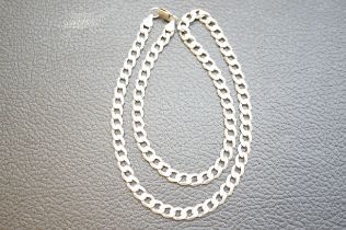 22'' silver neck chain