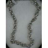925 Silver heavy neck chain Weight 110g