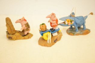 3x Boxed collectors club Clangers figures - All wi