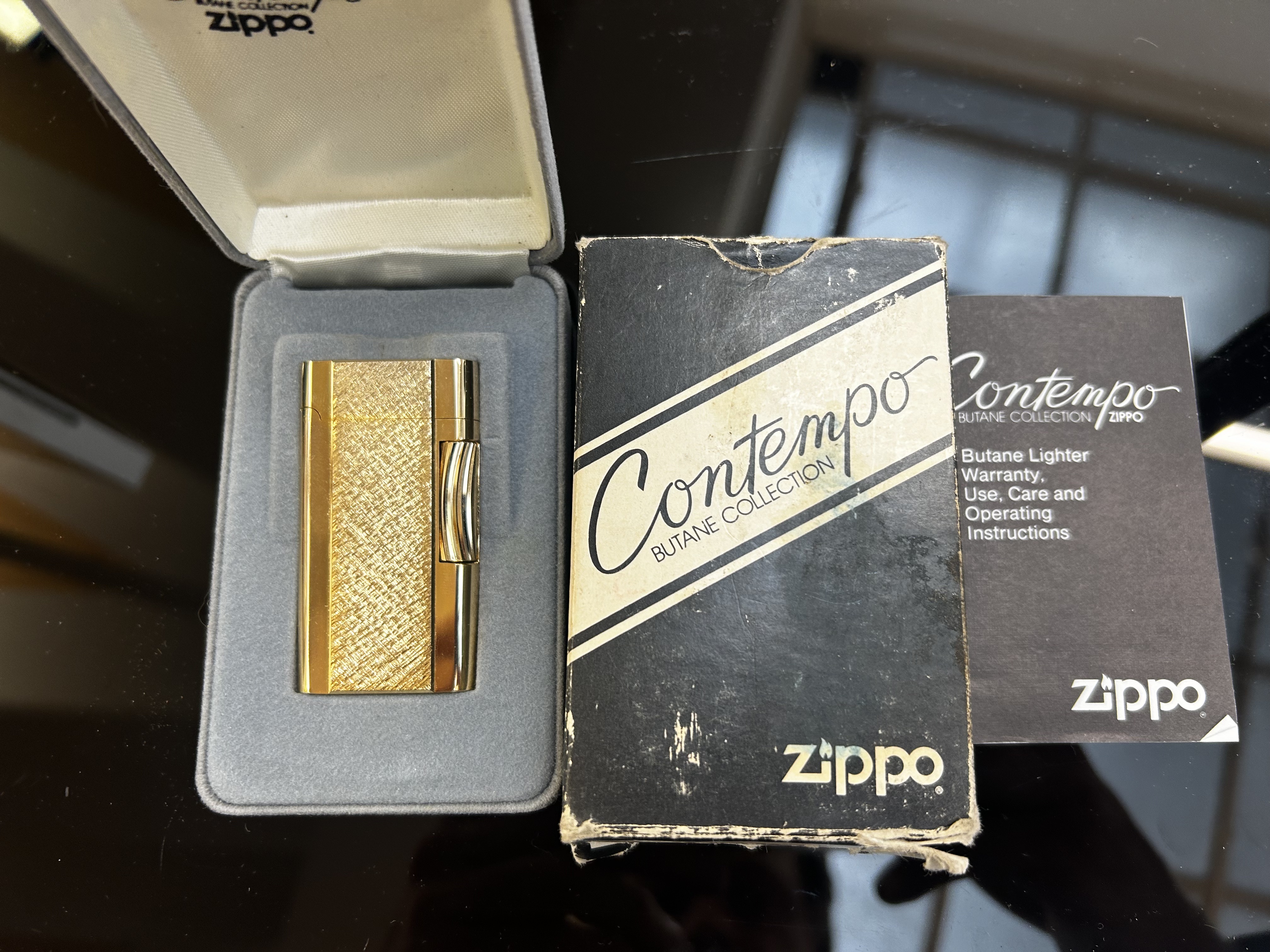 Zippo contempo lighter with box