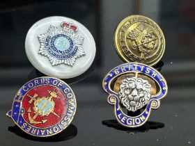 British legion cap badge, corps of commissary, Roy