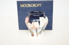 Moorcroft vase with original box 8.5cm