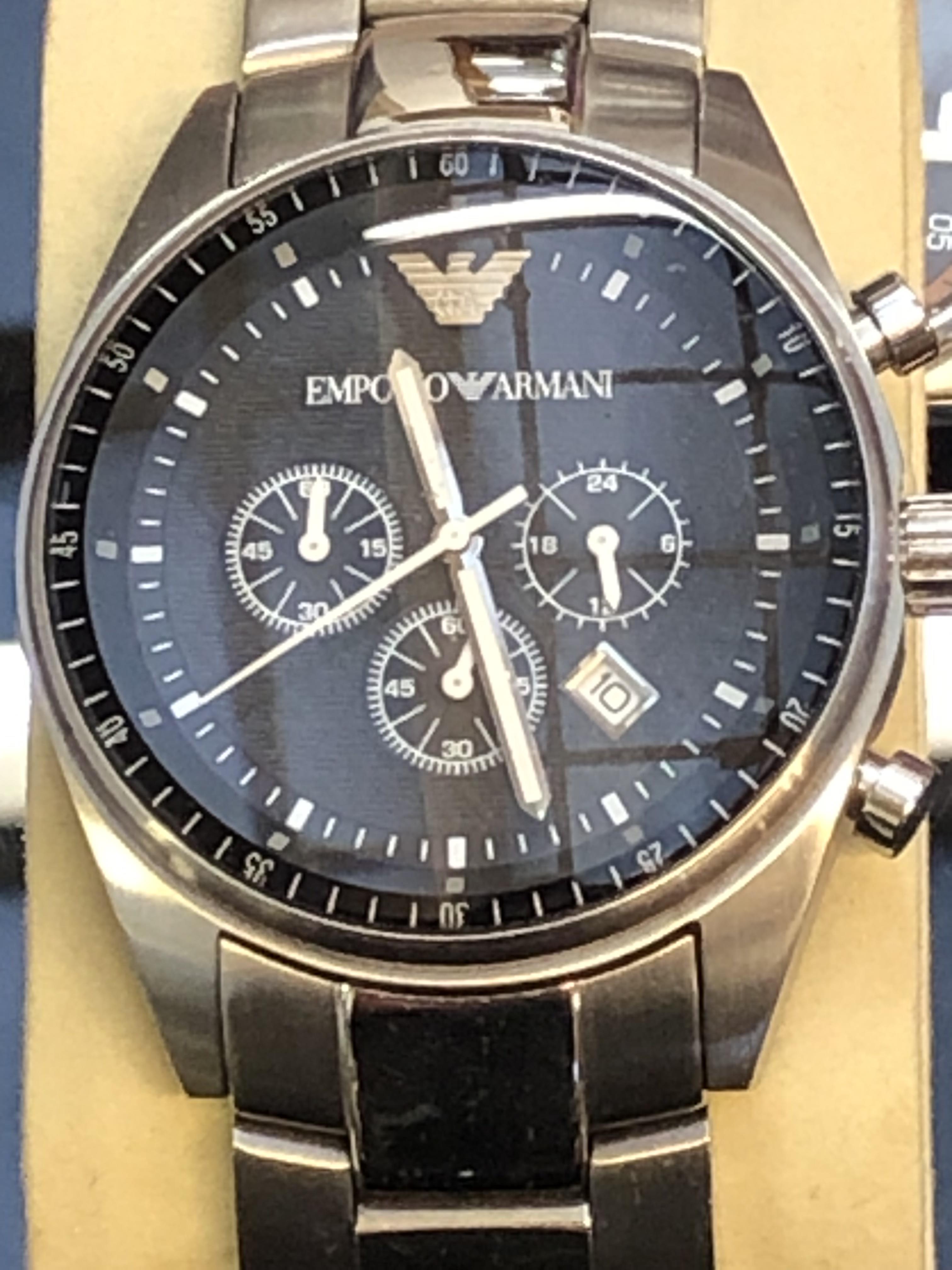 Emporio Armani chronograph wristwatch