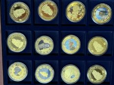 Complete proof set of gold plated mutiny of the bo