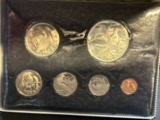 1974 British Virgin Islands Proof Set Cased With c