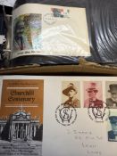 Large collection of first day covers