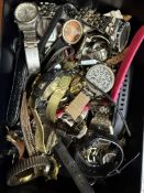 Collection of unsorted wristwatches & others - All