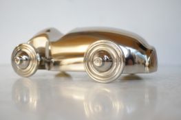 Chrome style racing car