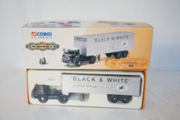 Boxed Corgi black & white truck