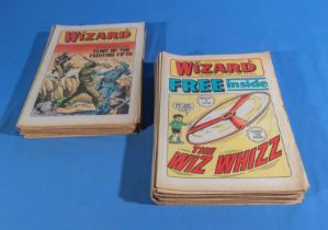 37 vintage Wizard Comics all 1972