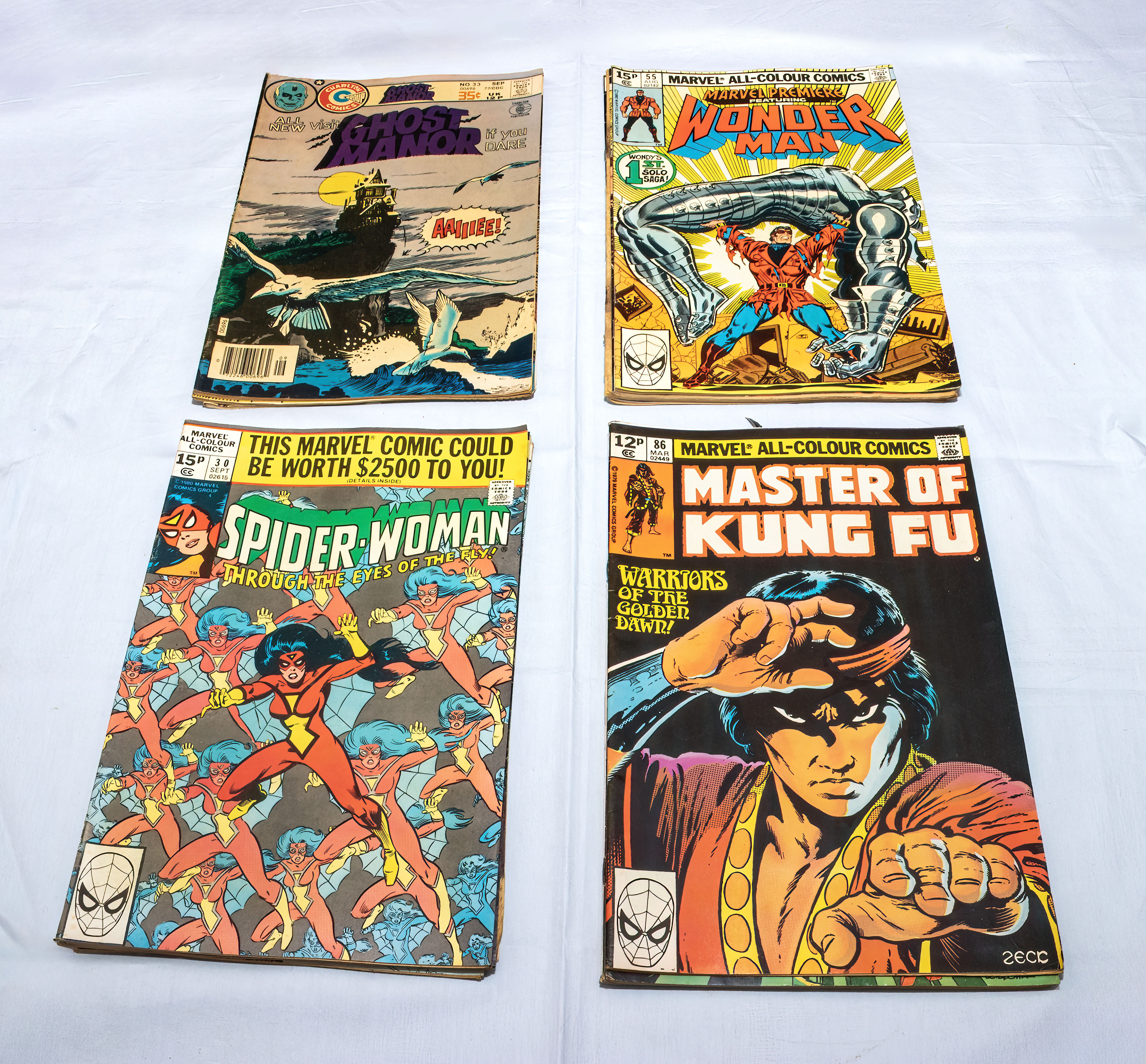Collection of vintage Marvel comics