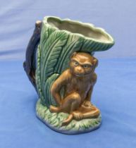 A monkey vase 19cm tall