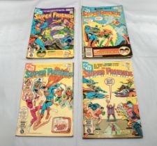 Collection of vintage DC Super Friends comics
