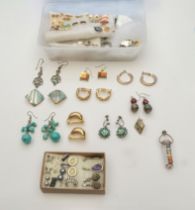 Collection of earrings