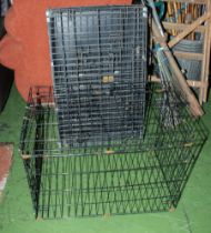 Two pet cages