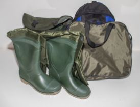 Size 8 waders and other items