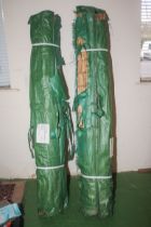 Two rolls of Peeled Reed Screening 1.5m x 3m each