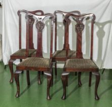 Four dining chairs