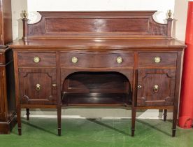 Edwardian mahogany sideboard 170cm wide x 56cm deep