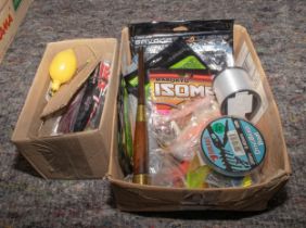 Two boxes of fishing tackle