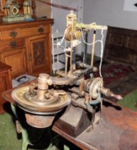 Vintage knitwear linker machine