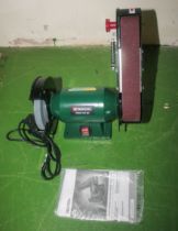 Park side bench grinder with belt sander PSBS 240 B2