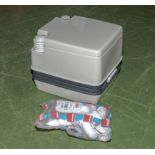 Portable camping toilet and fittings