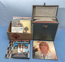 A collection of vinyl albums 70’s and 80’s
