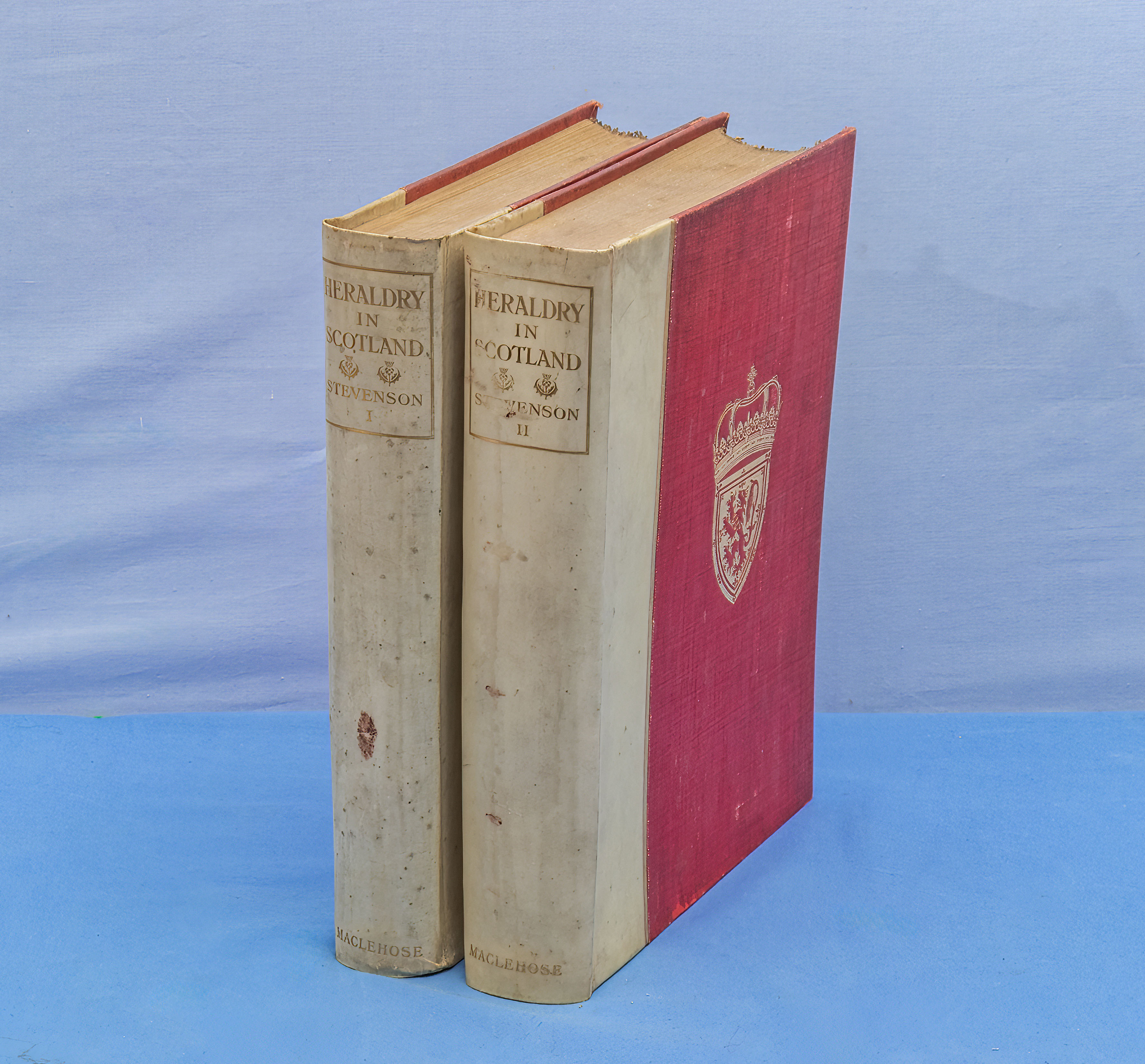 Heraldry in Scotland volumes I and II by J H Stevenson published by James Maclehose and Sons Glasgow