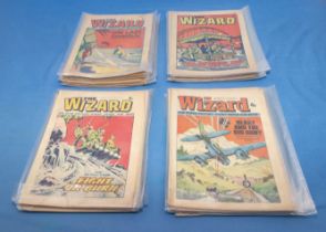 35 vintage Wizard comics, 1974