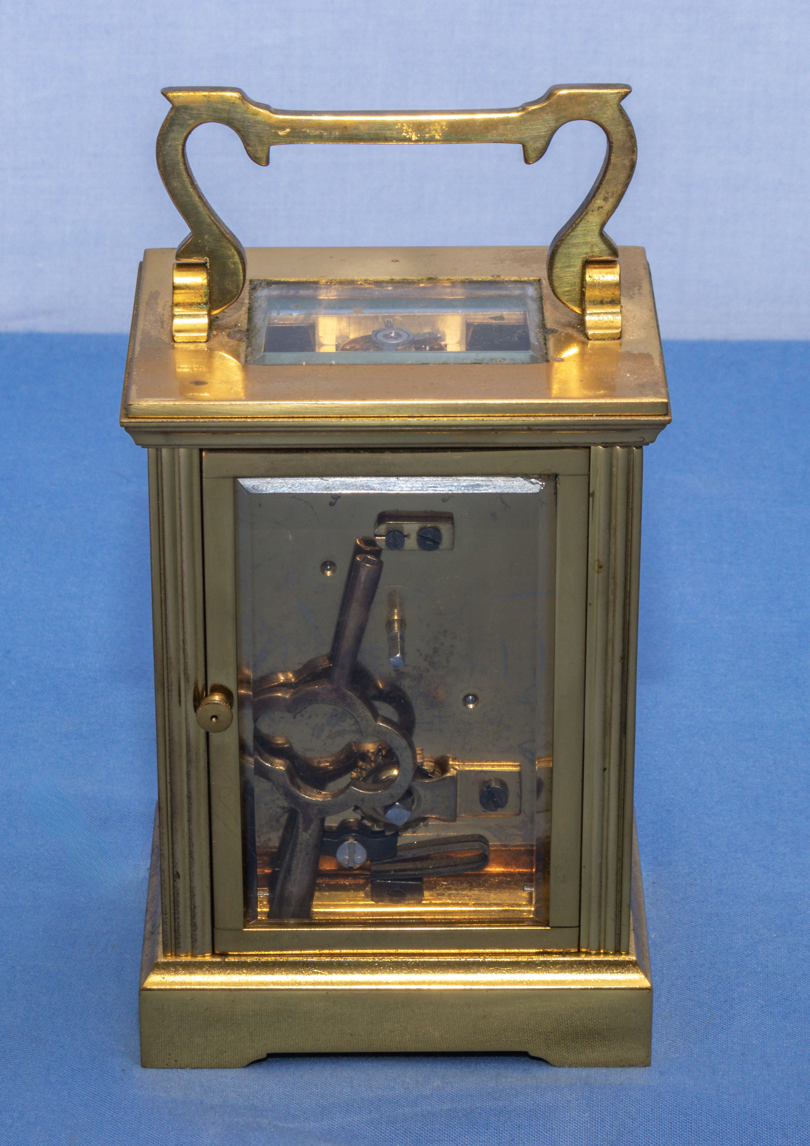 Small Mappin and Webb brass carriage clock, 11cm - Image 4 of 10