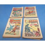 46 vintage Wizard comics, 1975