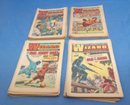 46 vintage Wizard comics, 1975