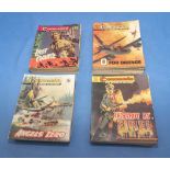 30 vintage Commando comics, 5p, 6p, 7p 8p. 588/1067