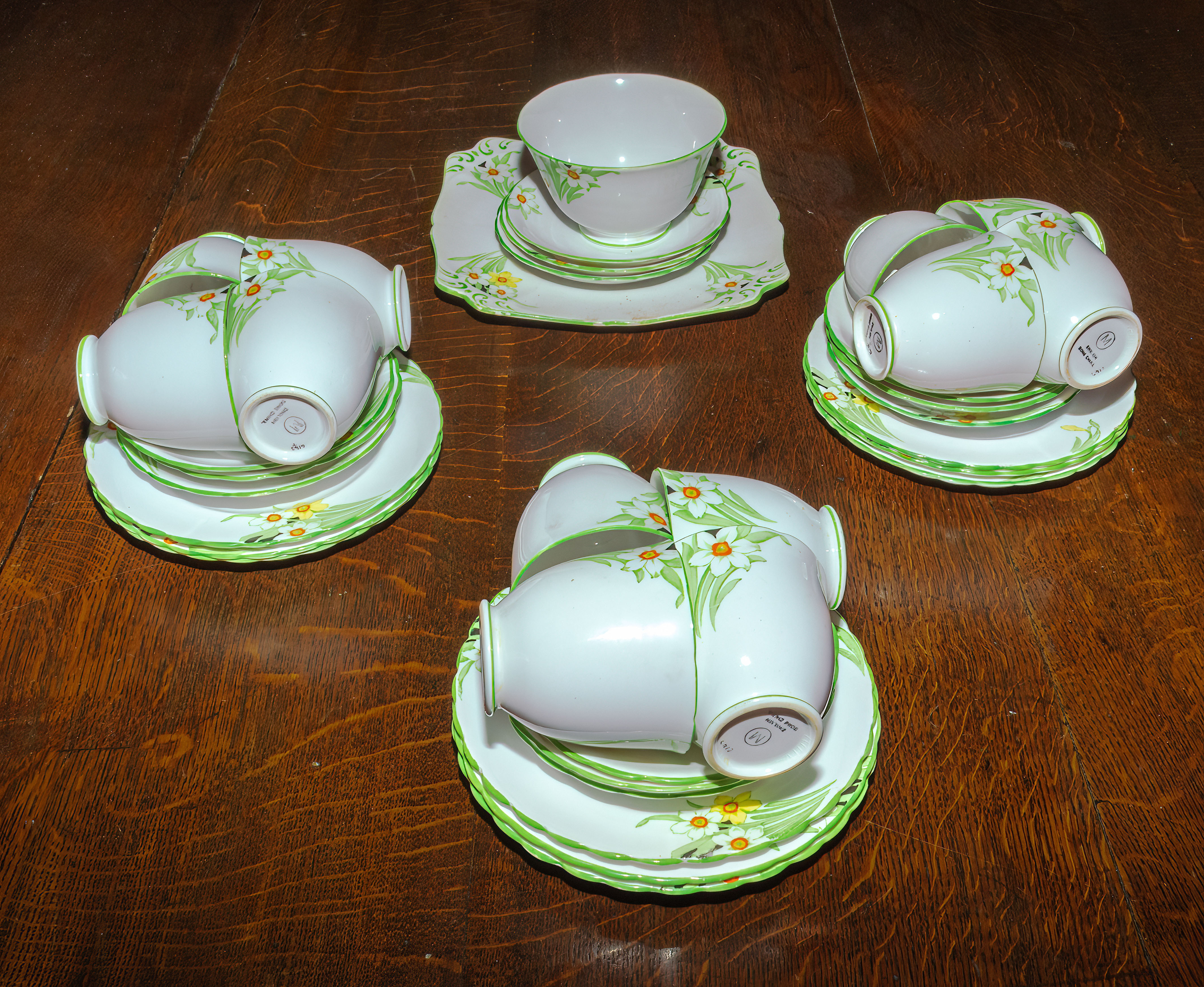 Art Deco style part China tea set