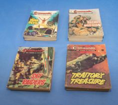 30 vintage Commando comics, 6p to 9p