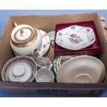 Box of assorted ceramics