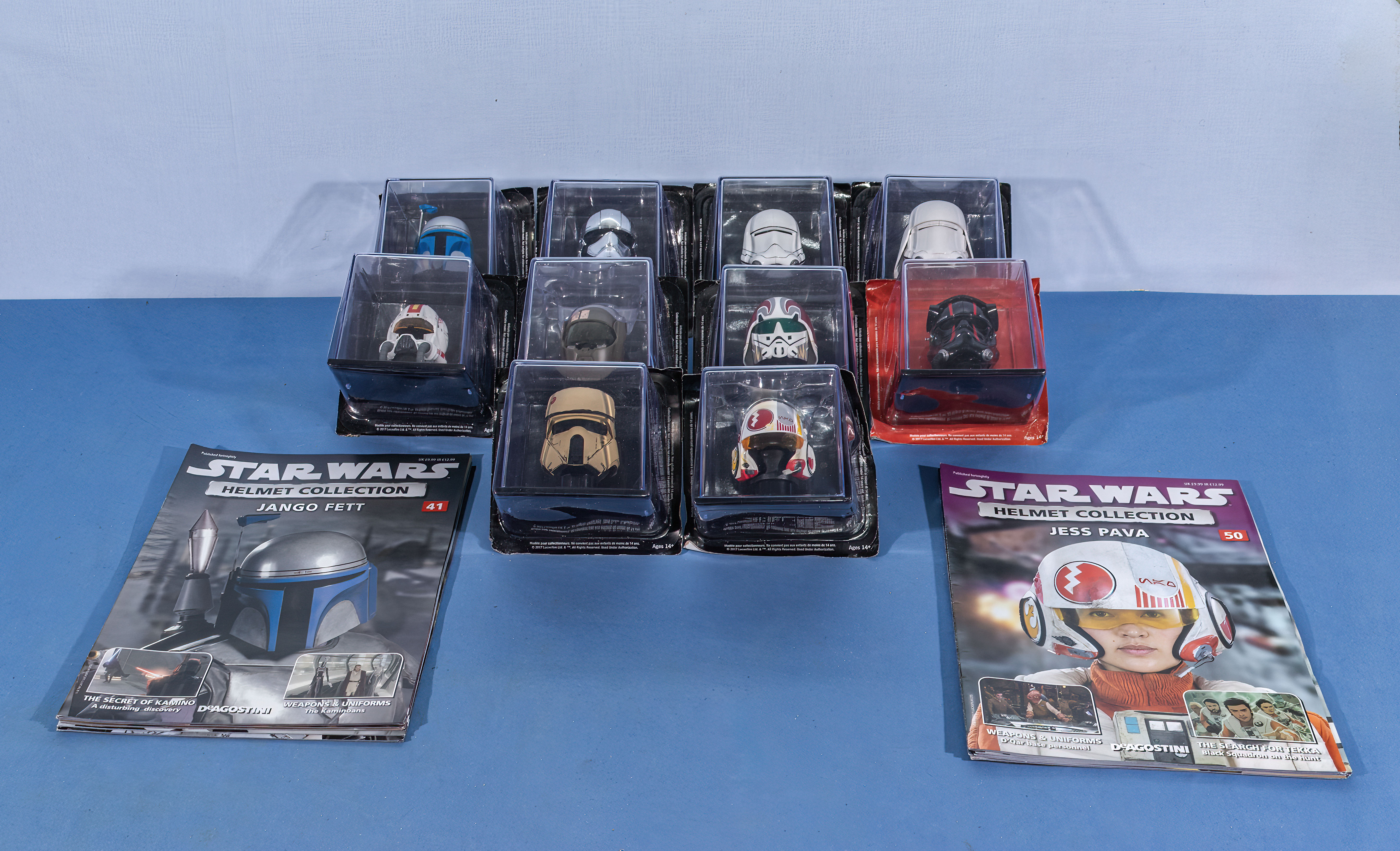 De Agostini Star Wars helmet collection with magazines # 41-50