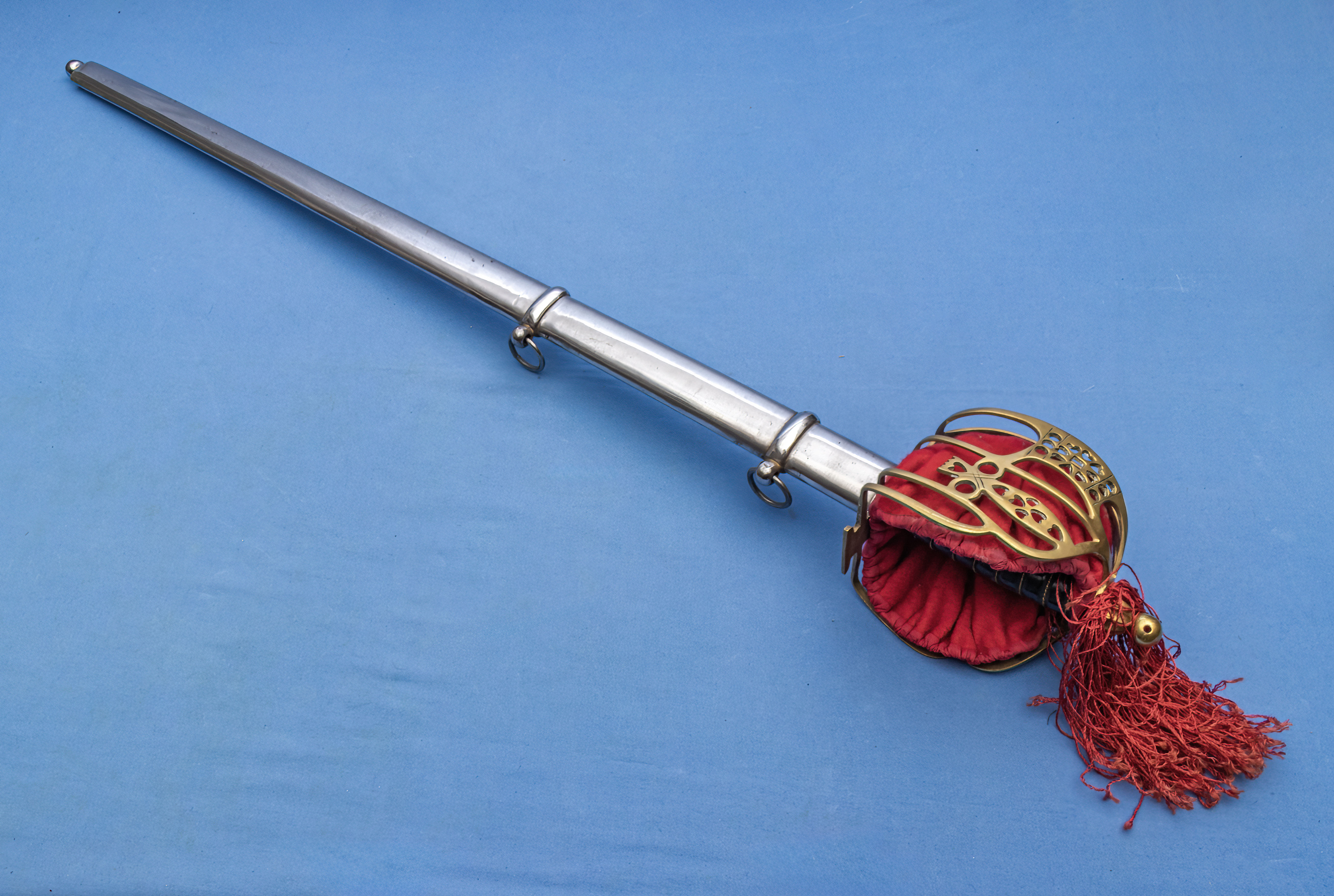 Replica Scottish basket hilt sword - Image 3 of 6