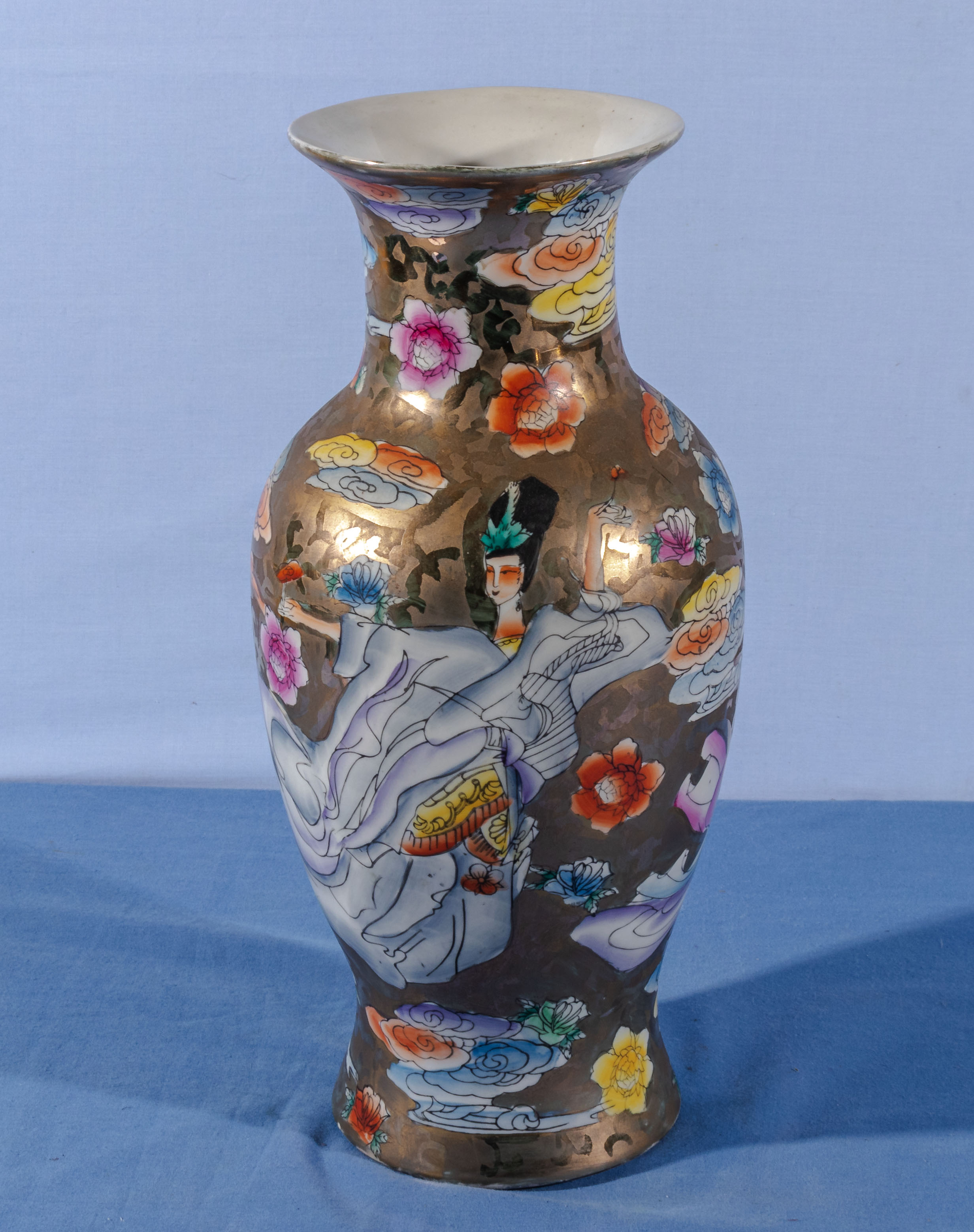 Chinese style vase 37cm tall - Image 4 of 6
