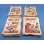 Large collection off comics, 108 Wizard comics 1970/1978, 25 Victor comics 1968, 5 Hotspur comics