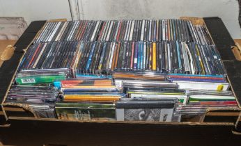 A quantity of music CD's