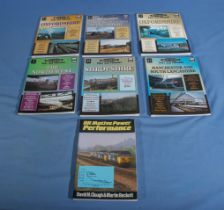 Seven British Railways Past and Present Books for different English areas