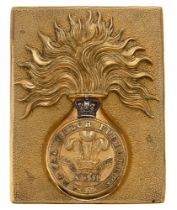 Badge. 23rd (Royal Welch Fusiliers) Foot Victorian Officer's shoulder belt plate circa 1840-55